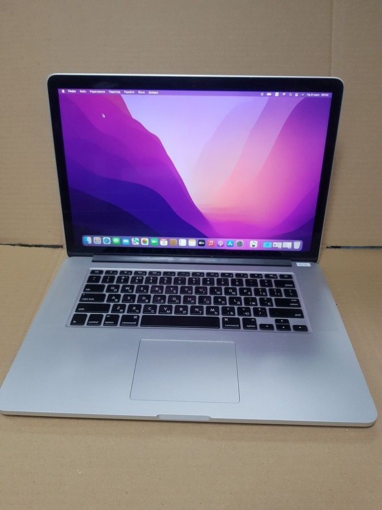 Купити Apple macbook pro a1398 /екр 15,4 /core i7 2,5ghz /ram 16gb /ssd 256gb /intel iris pro Б/У
