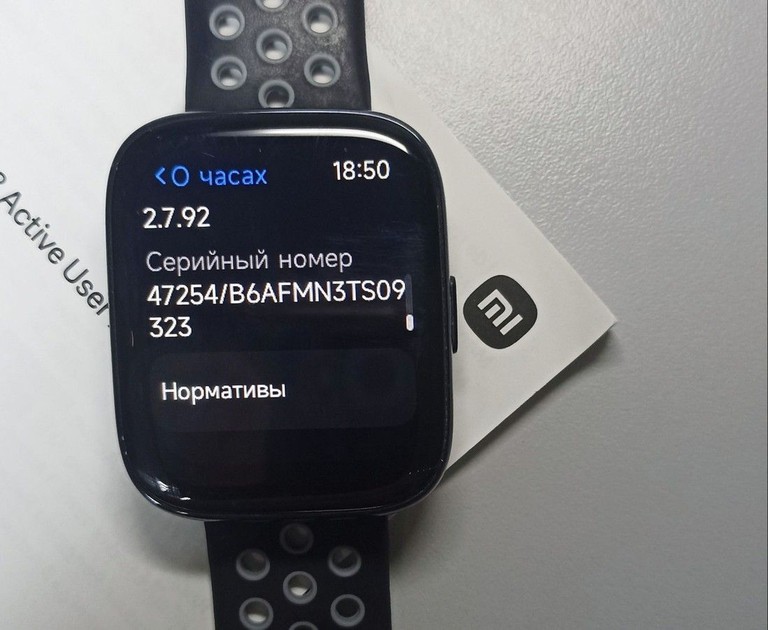 Xiaomi redmi watch 3 active black Код:01-201072231. Изображение 6