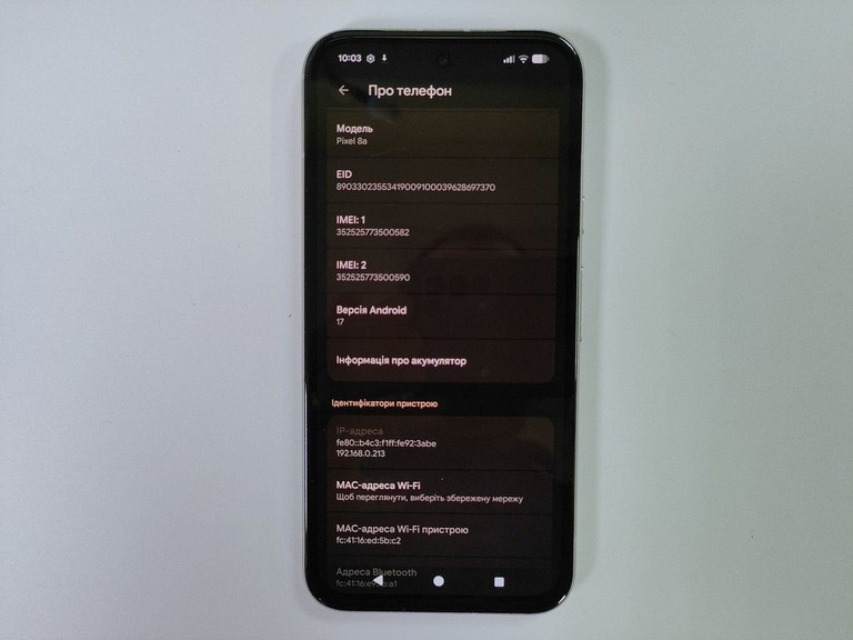 Google pixel 8a 8/128gb Код:01-201110656. Зображення 5
