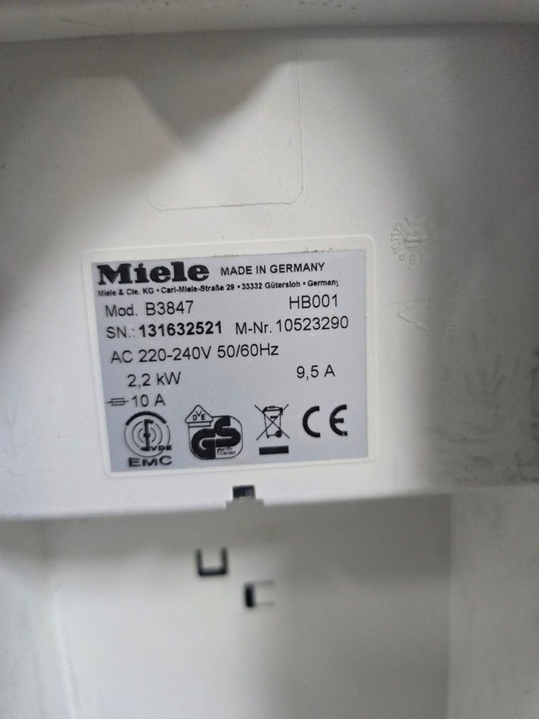 Miele B 3847 Fashion Master Код:01-201142629. Зображення 10