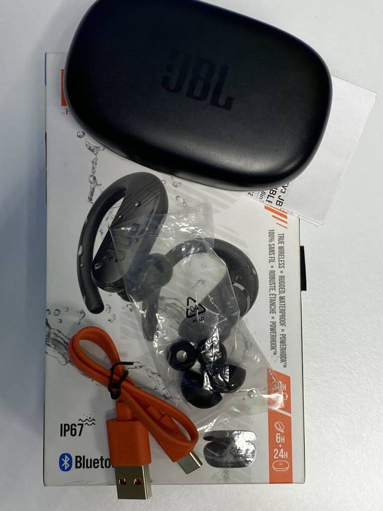 Jbl Endurance PEAK II Black (JBLENDURPEAKIIBLK)