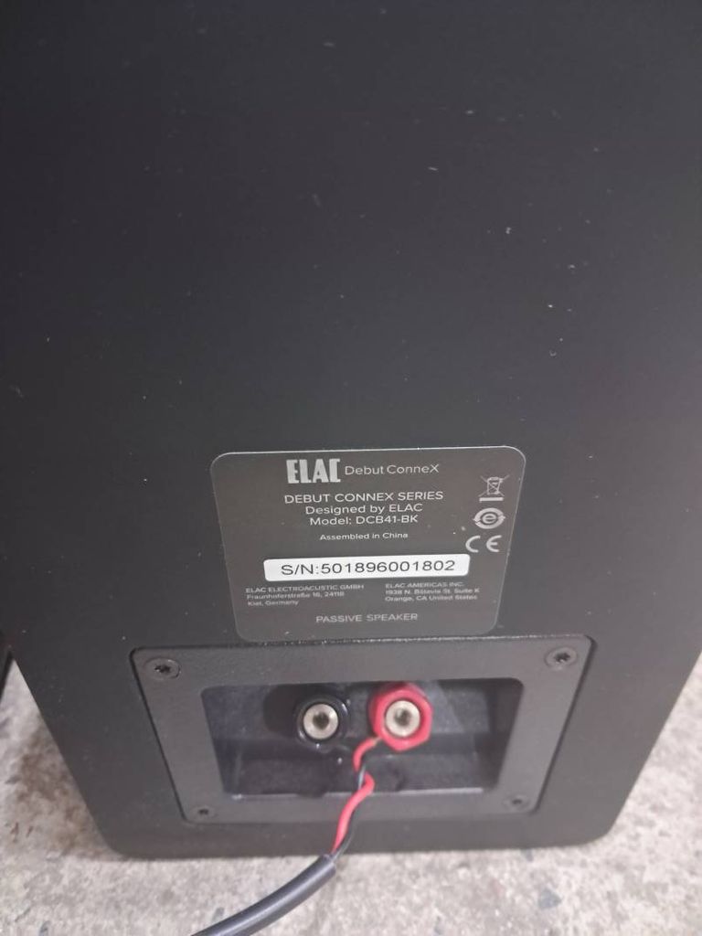 Elac Debut ConneX DCB41 Black Ash