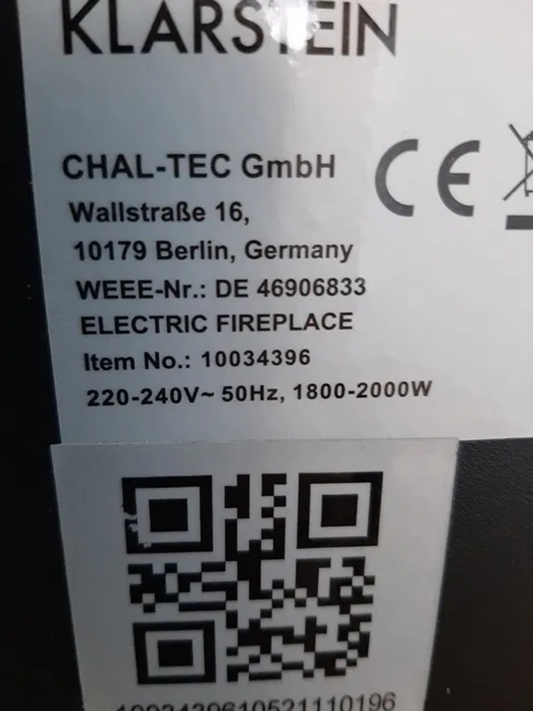 Klarstein Verbier 1000 / 2000 Вт LED Код:null. Изображение 8