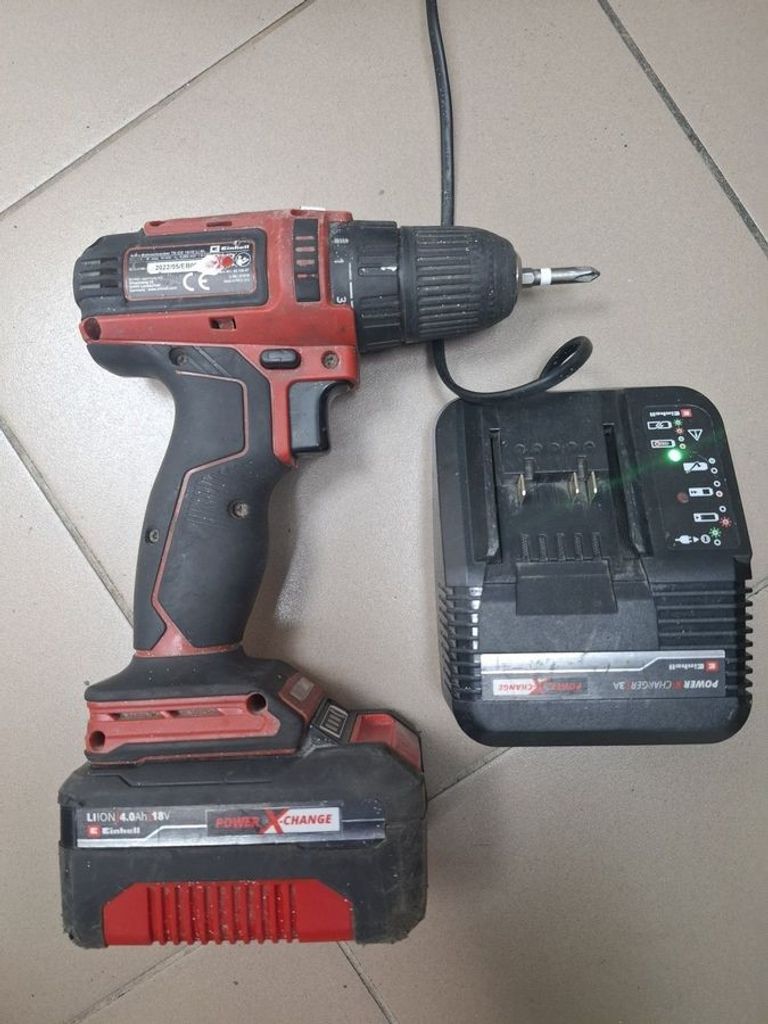 Объявление Einhell te-cd 18/40 li bl 1акб 4ah зп Б/У