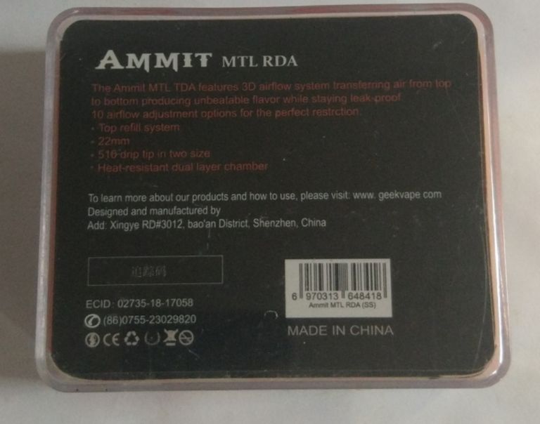 GeekVape Ammit MTL RDA 22 mm и Kangertech KBox 70W Код:null. Изображение 5