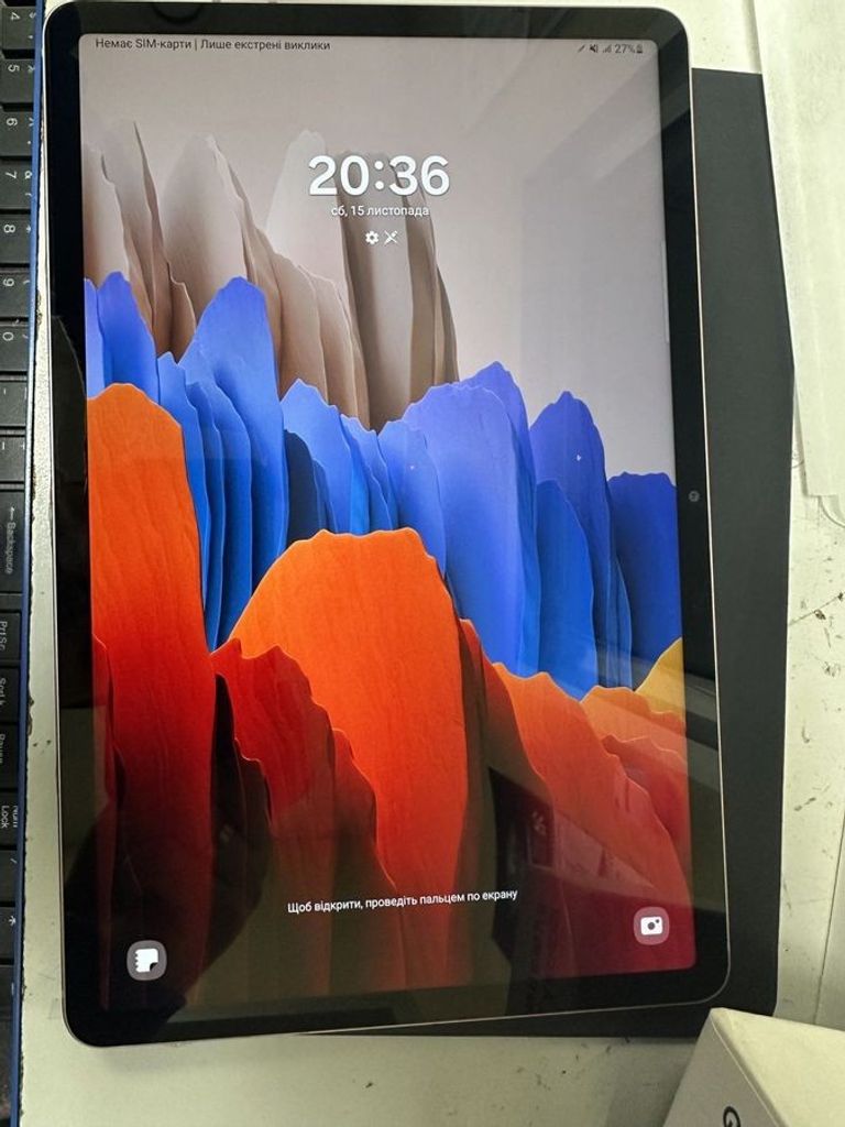 Объявление Samsung Galaxy Tab S7 8/256GB Wi-Fi Black (SM-T870NZKE) Б/У