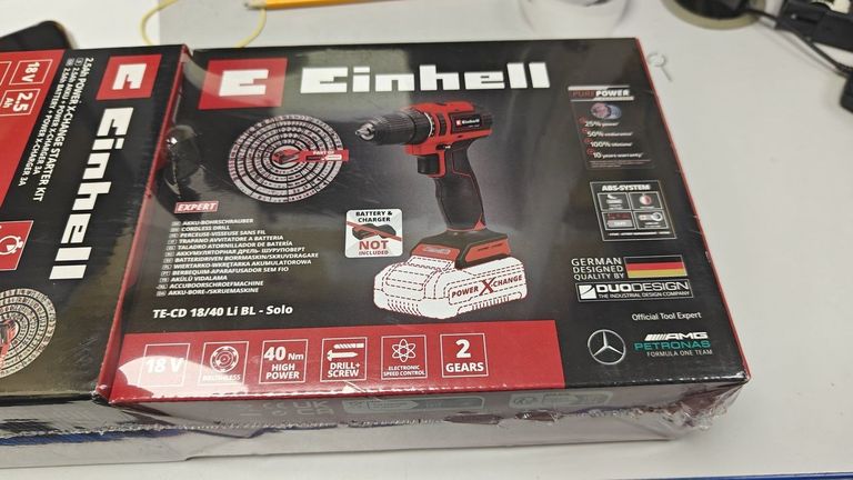 Купить Einhell te-cd 18/40/ te-ag 18/115 1акб 2.5ah зп Б/У