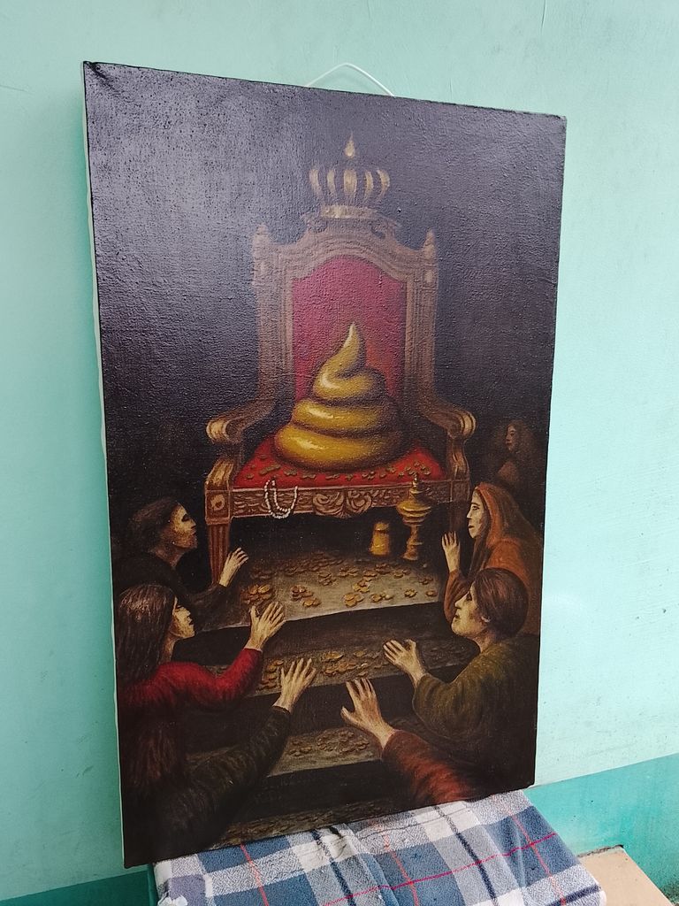 Дешиво Картина акрилом. с ломбарда