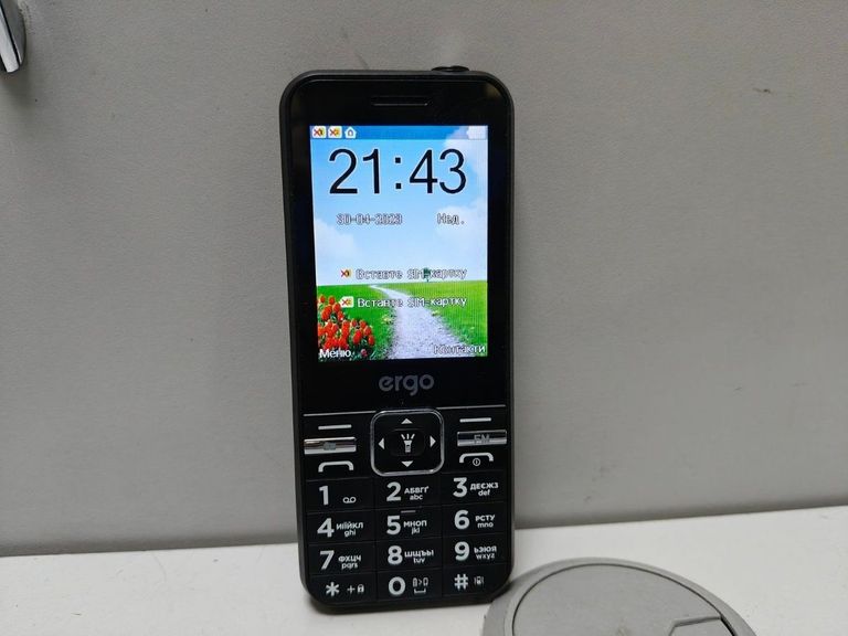 Оголошення Ergo E281 Dual Sim Black Б/У