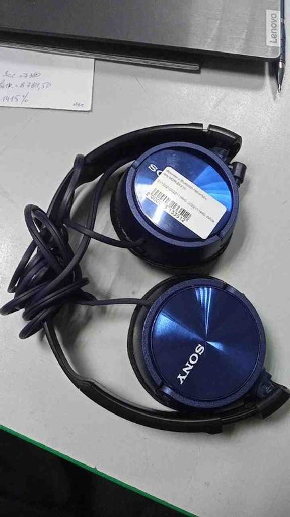 Объявление Sony MDR-ZX310 Blue (MDRZX310L.AE) Б/У