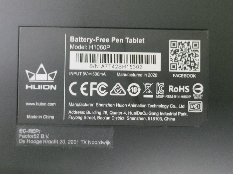 Huion h1060p Код:01-200962957. Зображення 5