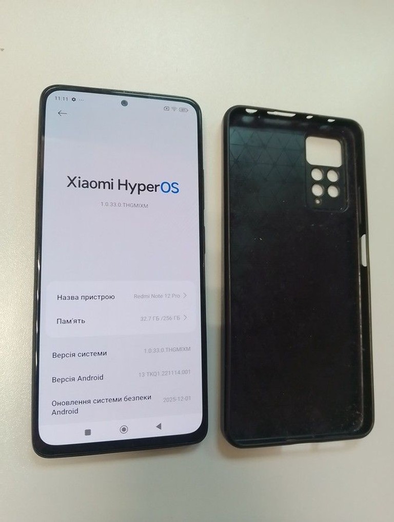 Купить Xiaomi Redmi Note 12 Pro 5G 8/256GB Black Б/У