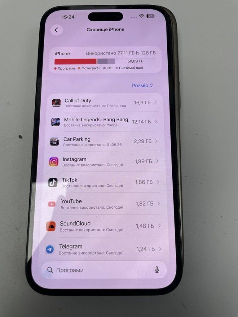 Оголошення Apple iphone 14 pro max 128gb Б/У