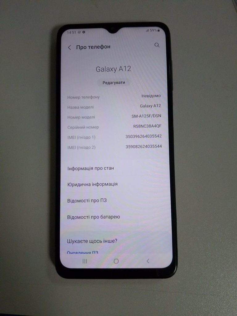 Samsung galaxy a12 a127f 4/64gb Код:01-201001383. Зображення 5