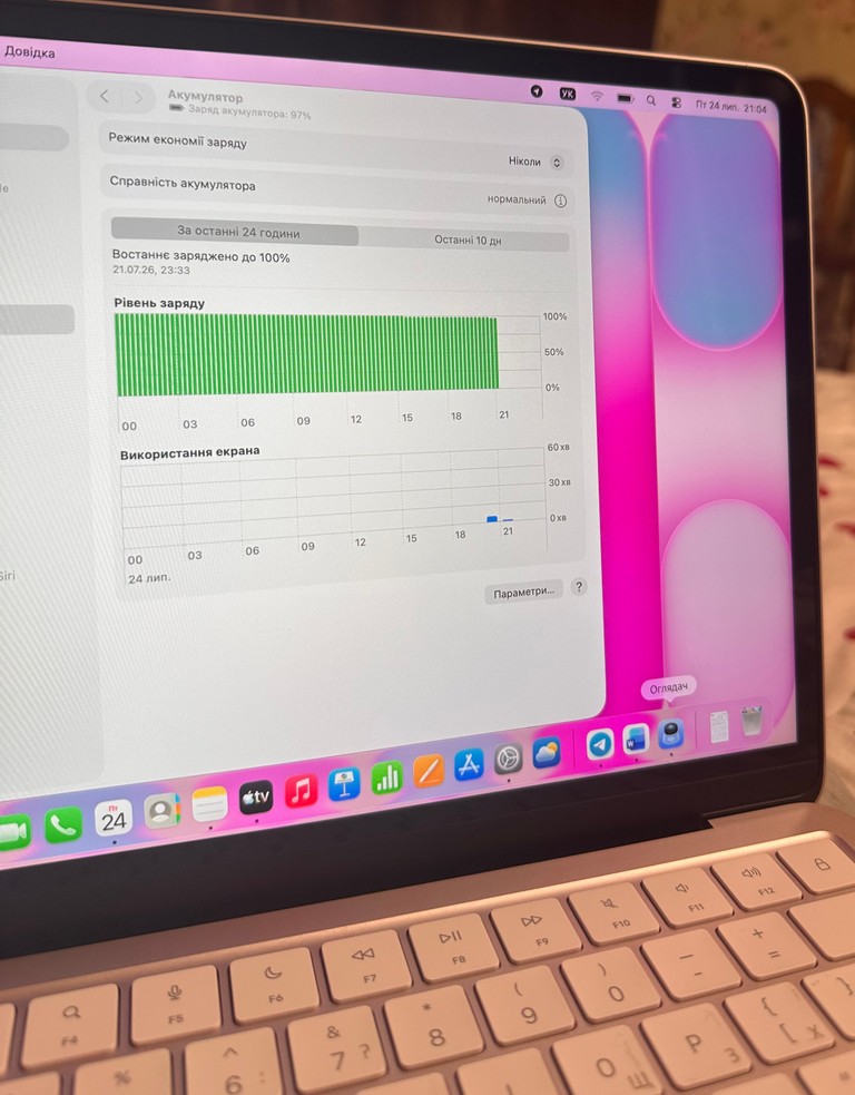 Дешево MacBook Neo 13″ A18 Pro, 8/256 GB, Blush з ломбарду