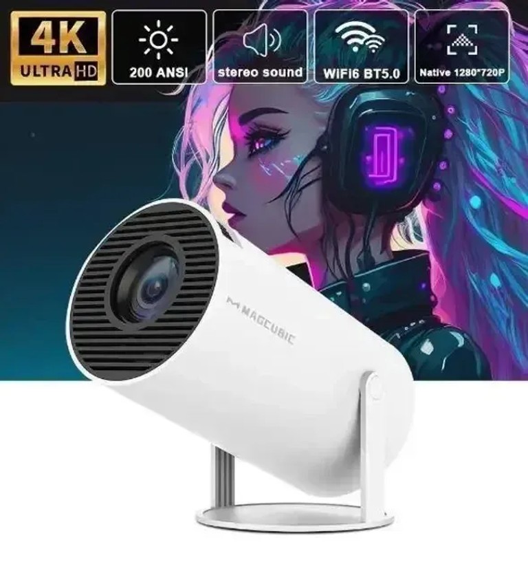 мультимедійний портативний Magcubic HY300 Android 12 з підтримкою Wi-Fi Bluetooth 4K UHD Код:null. Зображення 4