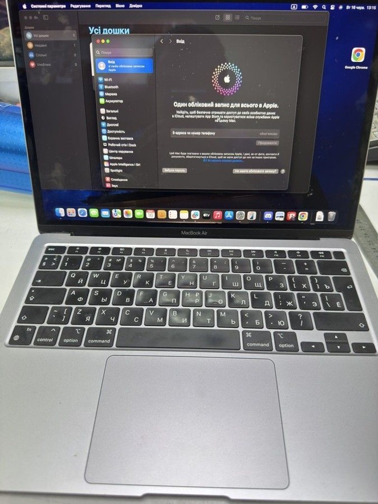 Объявление Apple MacBook Air 13'' Late 2020 Б/У