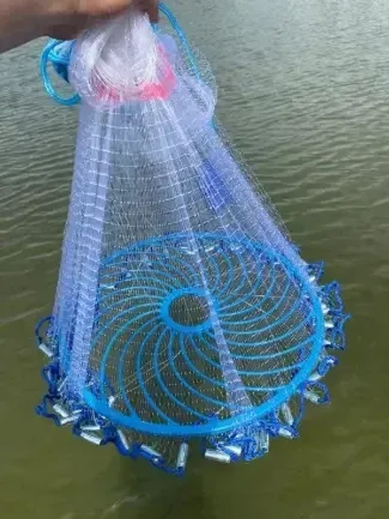 Оголошення FISH NET для ловлі рибу 0240 2,5 м кільце 45 см зручна та компактна модель Б/У