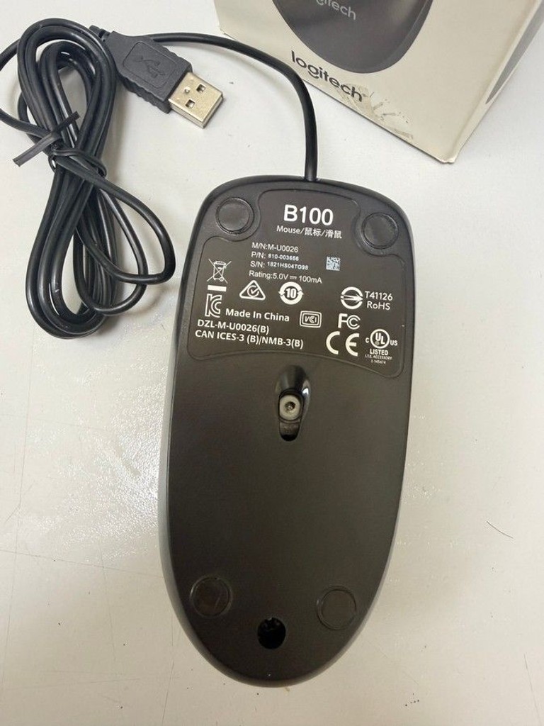 Дешево Logitech b100 optical mouse з ломбарду
