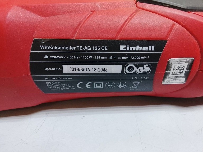 Купить Einhell te-ag 125 ce Б/У