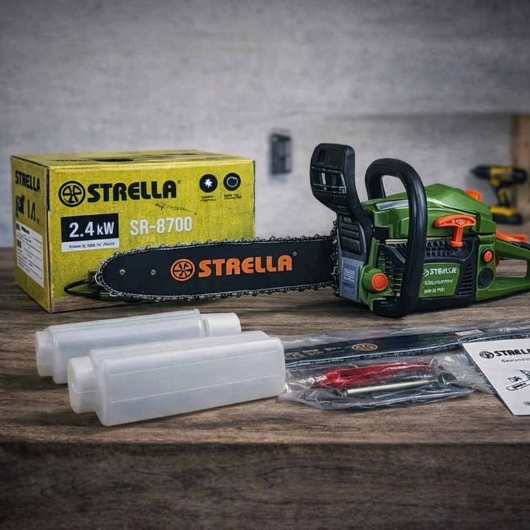 Купити Бензопила STRELLA SR-8700 LL-1025, бензинова, для садових і побутових робіт Б/У