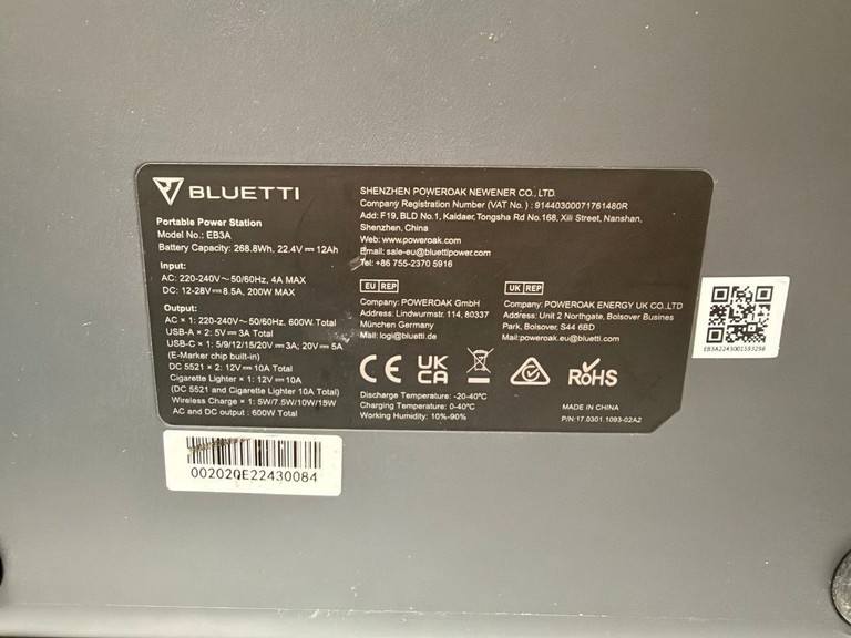 Bluetti eb3a 600w Код:01-201123423. Зображення 5