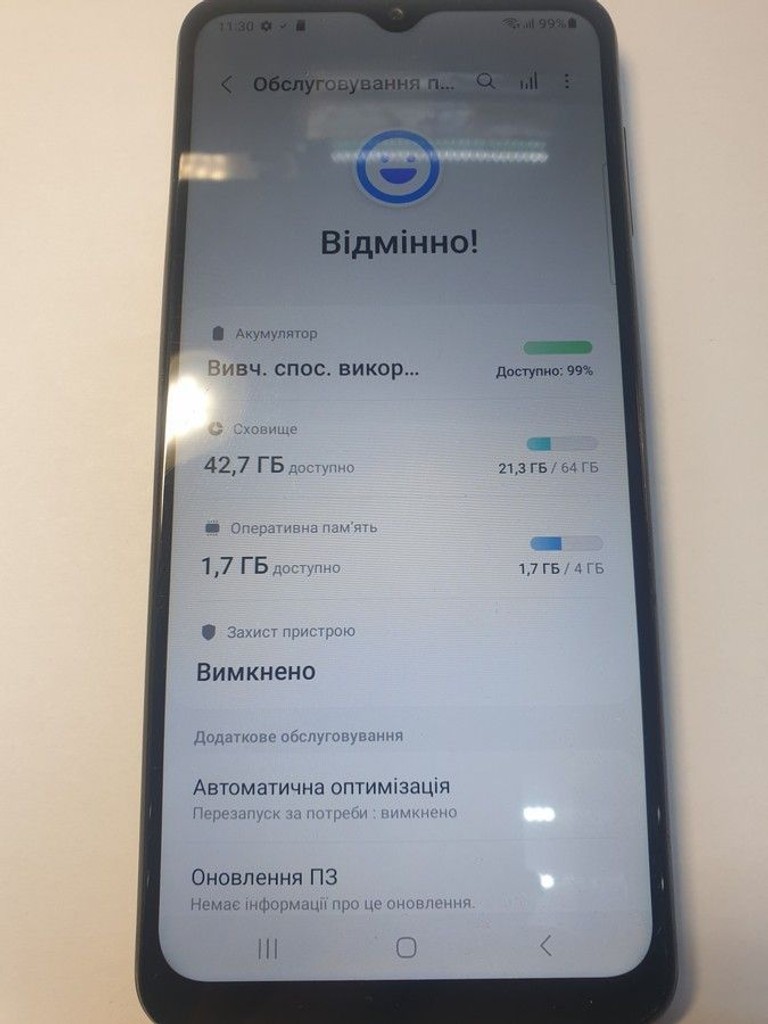 Оголошення Samsung a325f galaxy a32 4/64gb Б/У