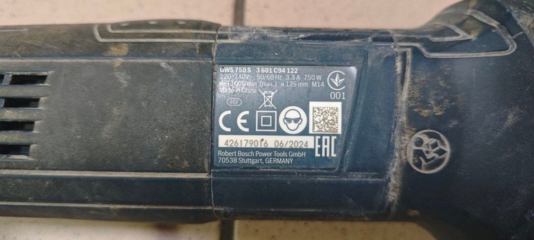 Bosch gws 750 s Код:01-201167250. Зображення 6