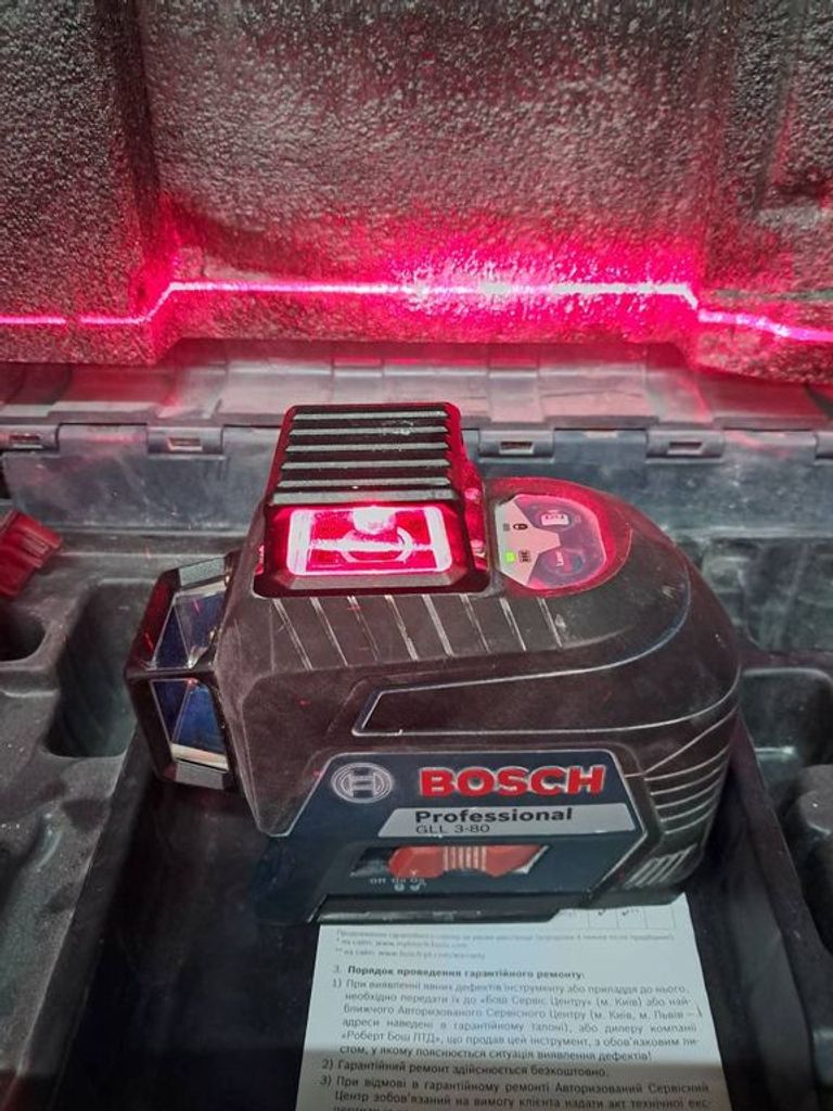Объявление Bosch gll 3-80 professional Б/У