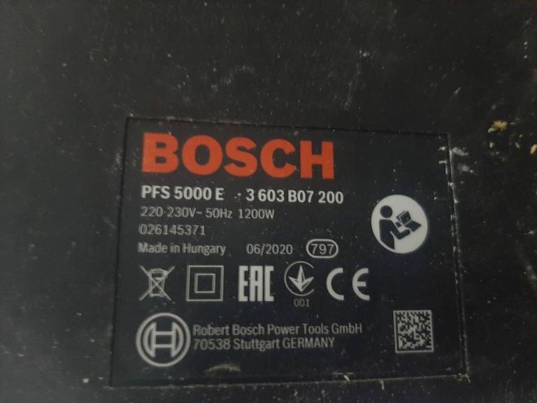 Оголошення Bosch pfs 5000 e Б/У