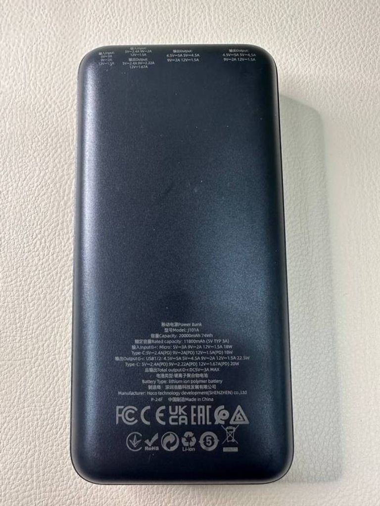 Объявление Hoco j101a 20000mah Б/У