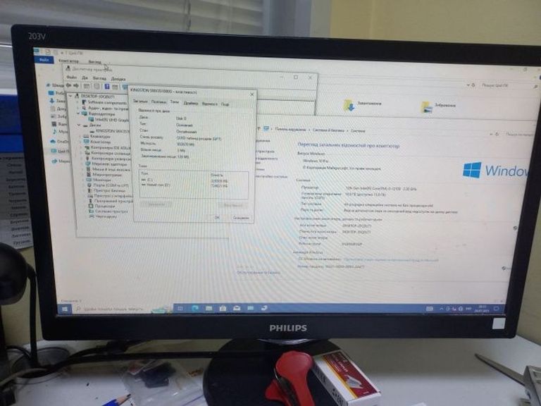 Пк intel core i3-12100/ram 16 gb/hdd відсутній/ssd 1000 gb/інтегрована Код:01-200597750. Изображение 6