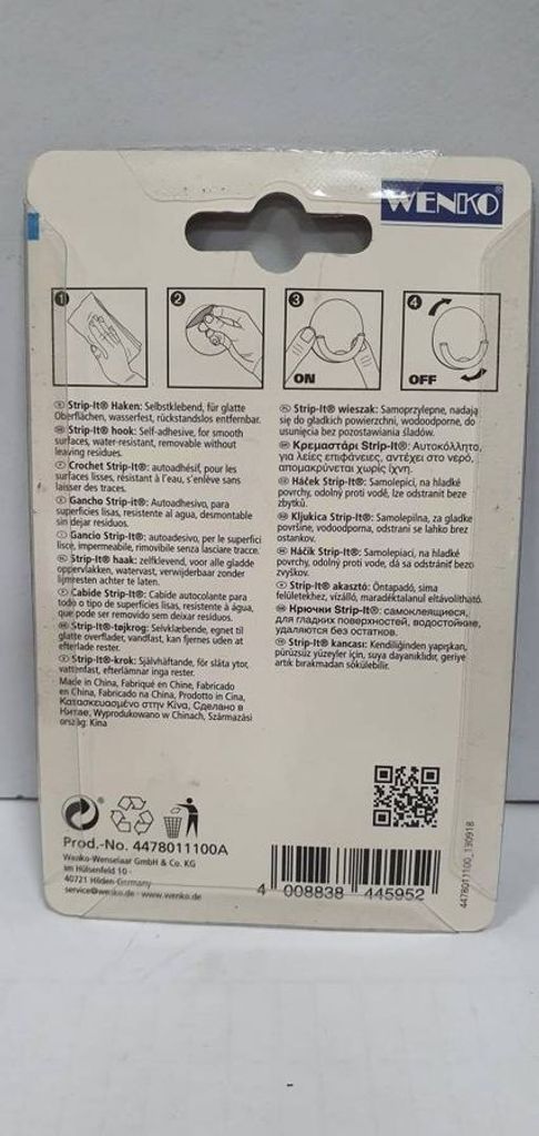 Оголошення Wenko 4478011100a Б/У
