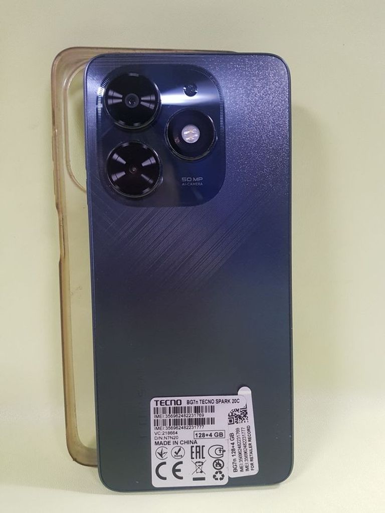 Купить Tecno spark 20c bg7n 4/128gb Б/У