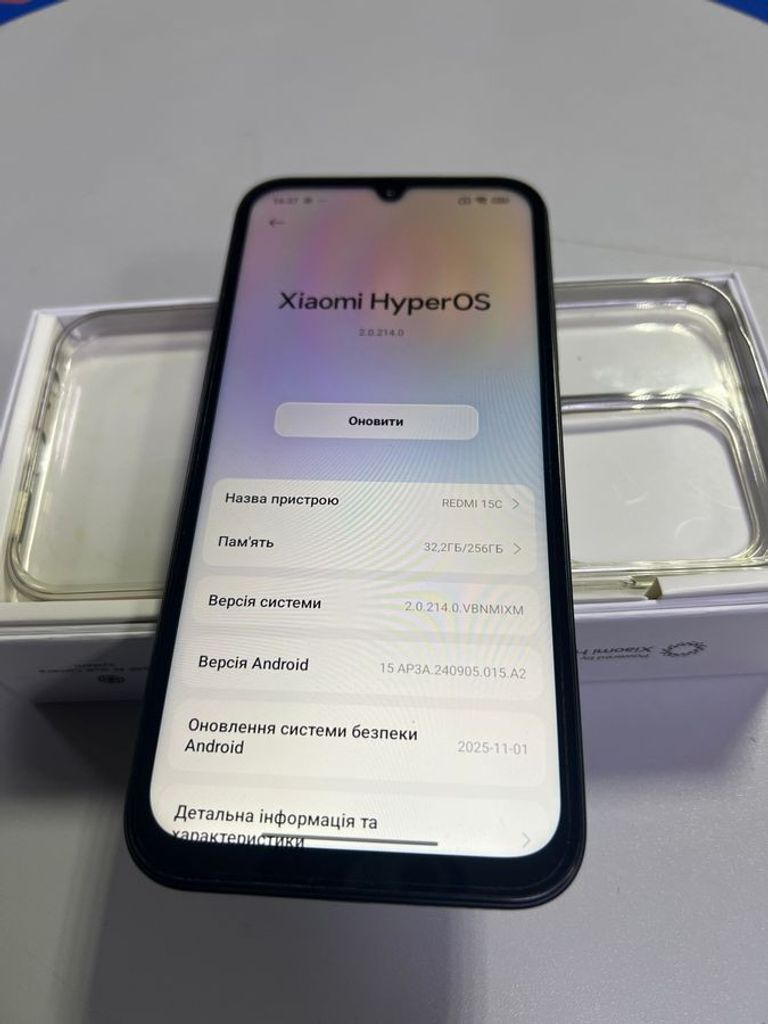 Оголошення Xiaomi redmi 15c 4g 8/256gb Б/У