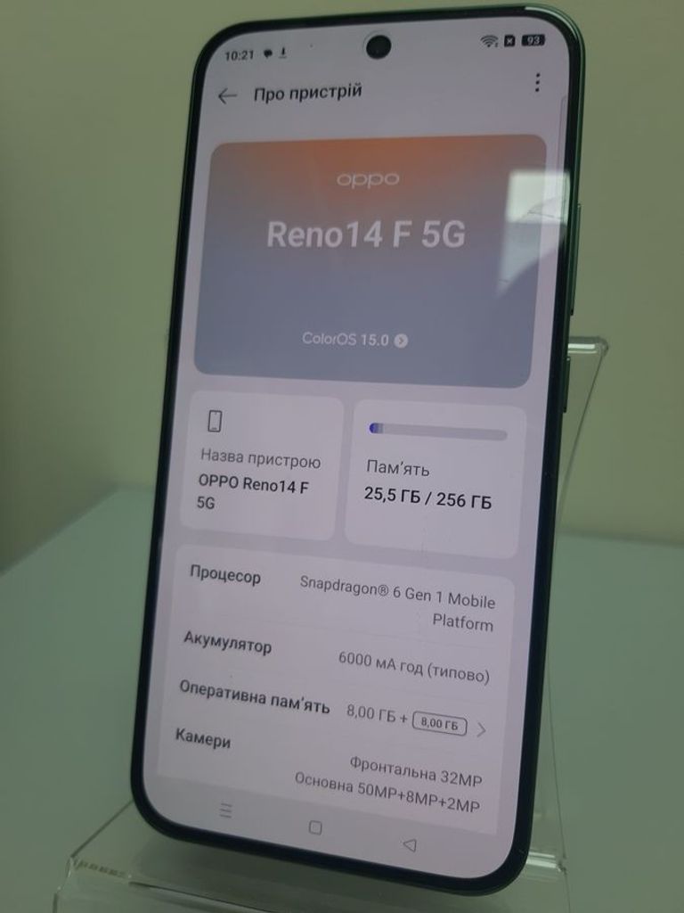Oppo reno12 f 5g 8/256gb Код:01-200868990. Зображення 5