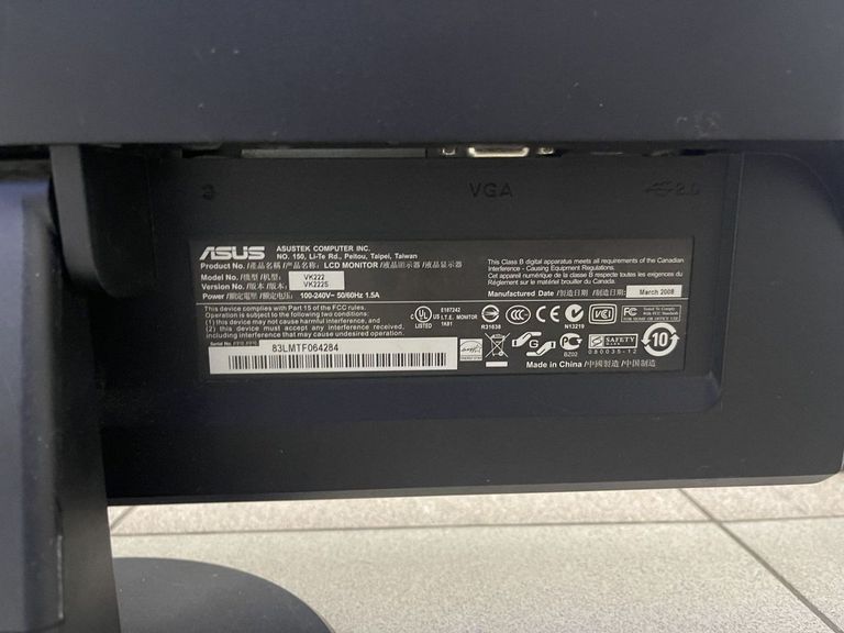 Оголошення Asus vk222s Б/У