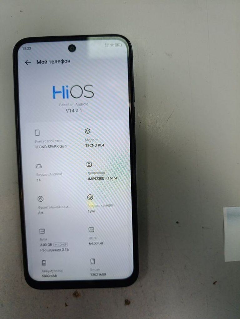 Купити Tecno spark go 1 kl4 3/64gb Б/У
