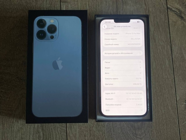 Apple iPhone 13 Pro Max 512GB Sierra Blue (MLLJ3) Код:null. Зображення 5