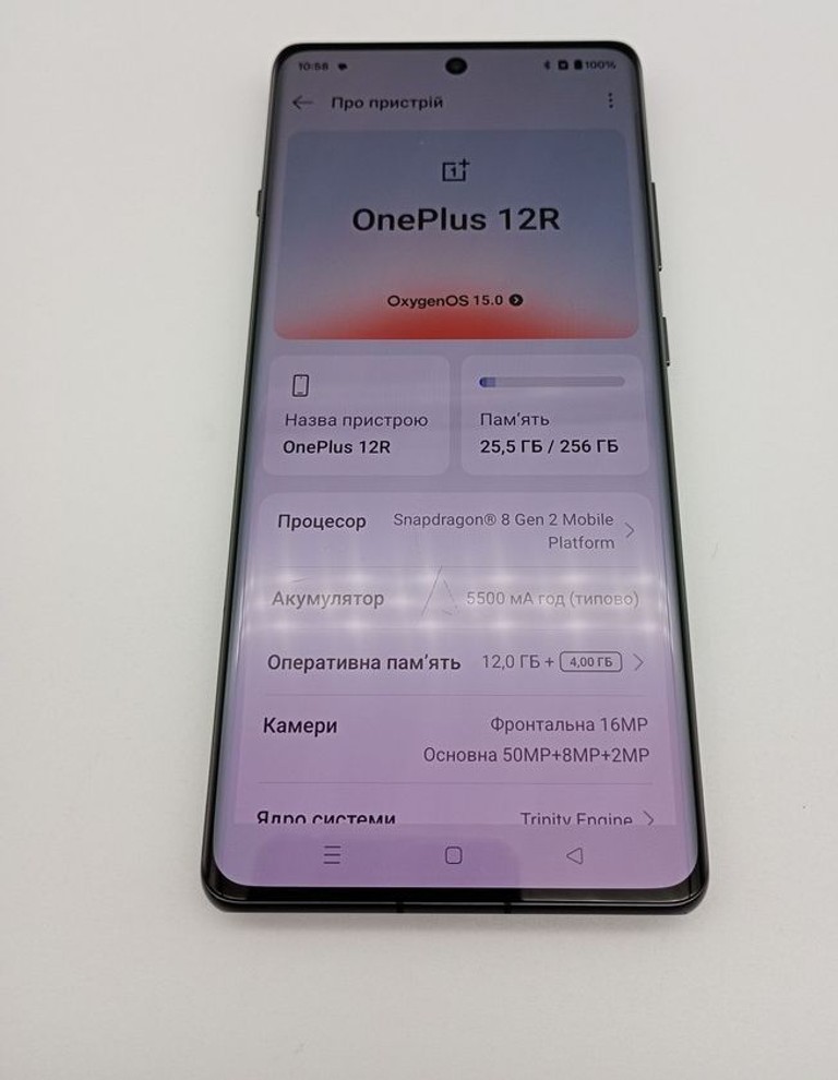 OnePlus 10R 12/256GB Sierra Black Код:01-200930324. Зображення 5