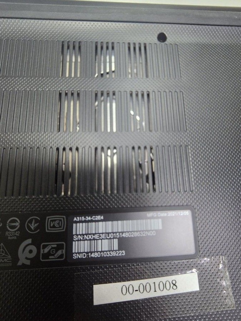 Дешево Acer 15/celeron n4020 ddr4/4gb ddr4/hdd 120 gb/ssd *відсутній/*інтегрована з ломбарду