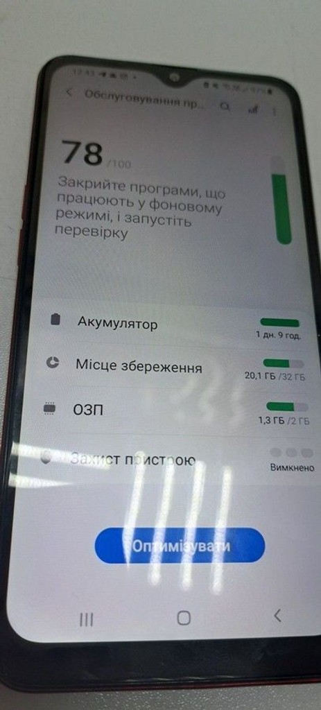 Объявление Samsung a107f galaxy a10s 2/32gb Б/У
