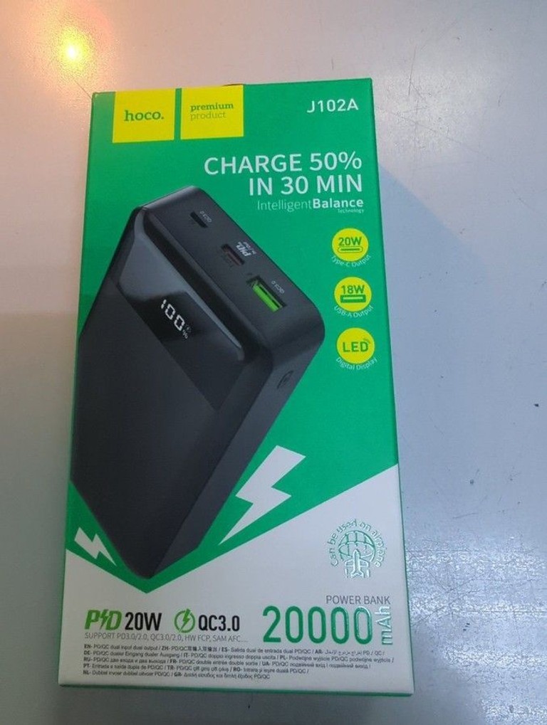 Купити Hoco J102A Cool Figure 20000mAh 20W Black Б/У