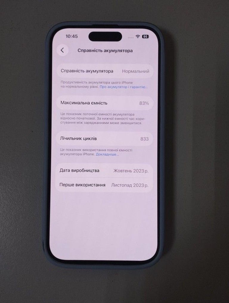 Apple iphone 15 pro 128gb Код:01-201011516. Зображення 6
