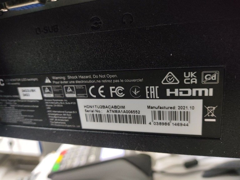 Объявление Aoc C24G2U/BK Б/У