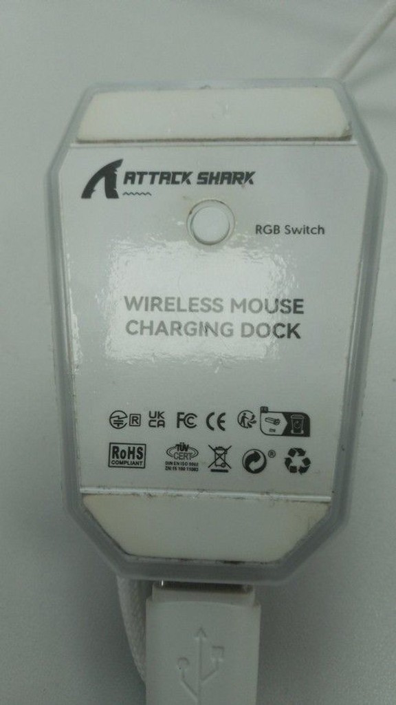 Купити Attack shark X11 Wireless Gaming Mouse with Charging Dock White Б/У