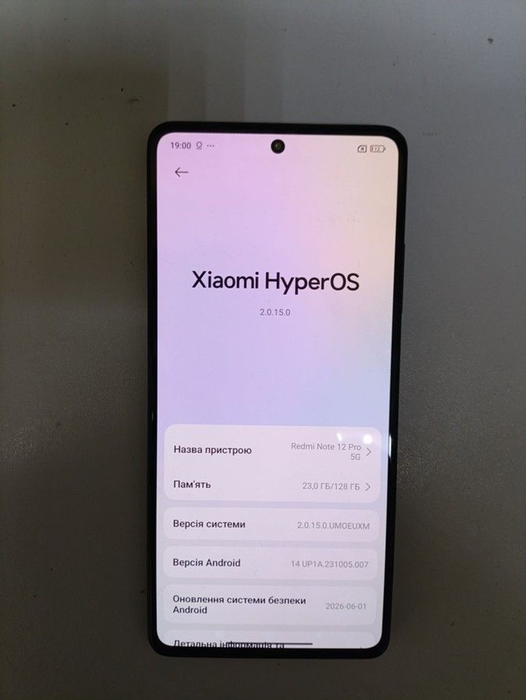 Купить Xiaomi Redmi Note 12 Pro 5G 6/128GB Black Б/У