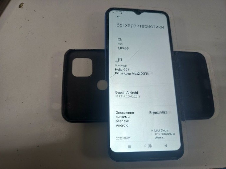 Оголошення Xiaomi Redmi 10A 4/64GB Black Б/У