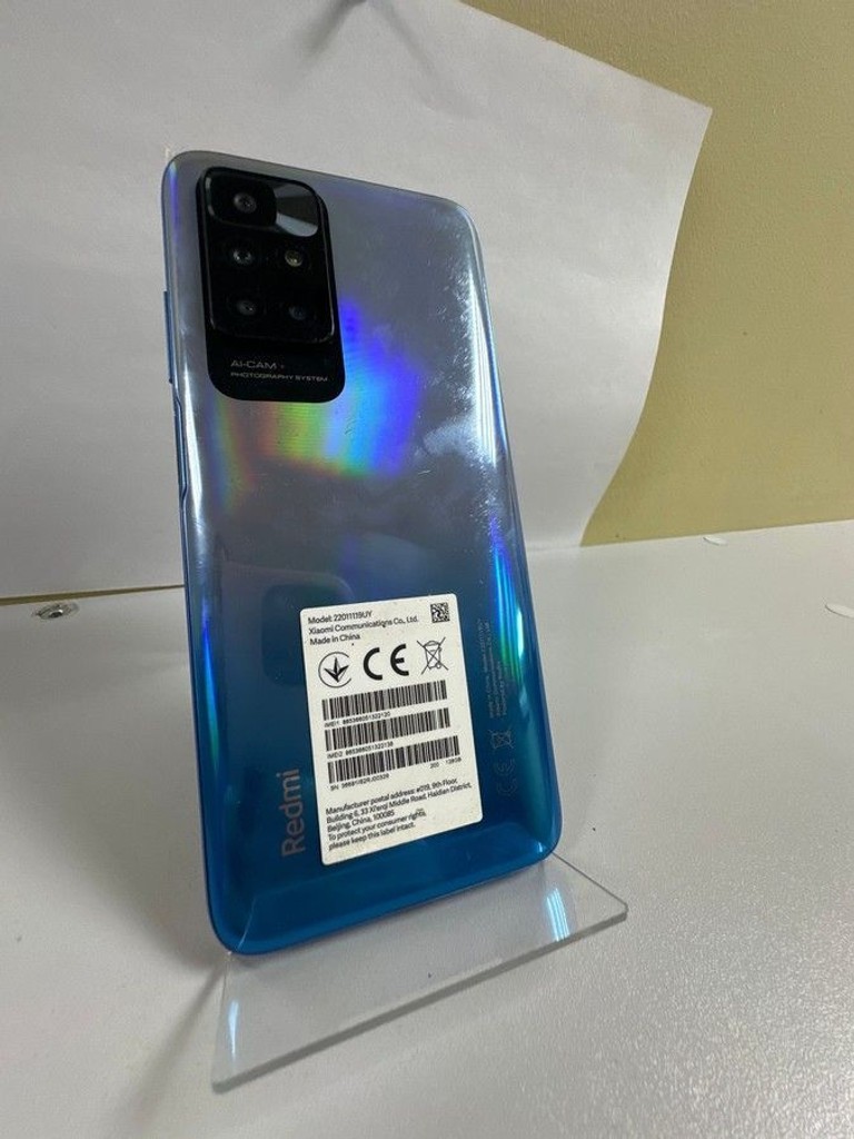 Купити Xiaomi Redmi 10 2022 4/128GB Sea Blue (no NFC) Б/У