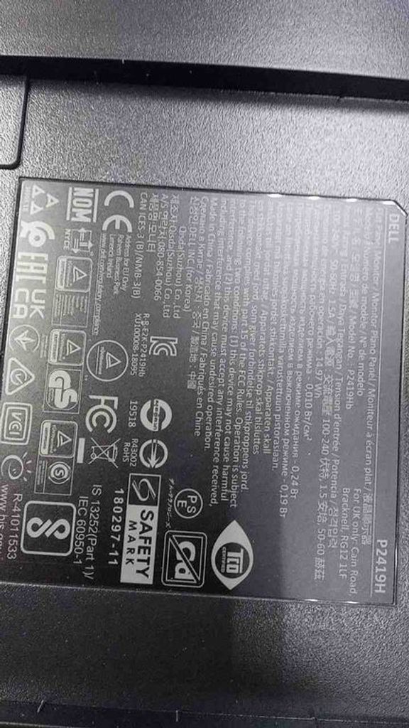 Dell p2419h 210-apwu Код:2000003434411. Зображення 4